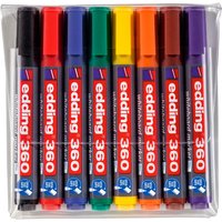 edding 360 Whiteboard Marker "Rundspitze", 1,5-3 mm - 8er-Set von Multi