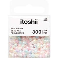 itoshii Perlen, 4 mm - Rainbow Pearl Mix von Rico Design