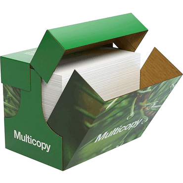 MultiCopy Multifunktionspapier - A4 80 g/qm hochweiß 2500 Blatt ungeri von MultiCopy