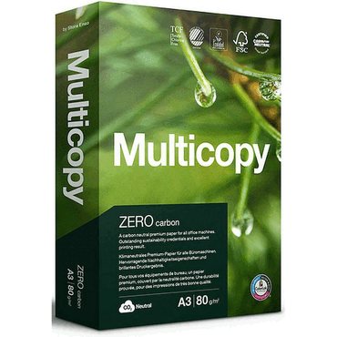 MultiCopy Multifunktionspapier Zero - A3 80 g/qm hochweiß 500 Blatt von MultiCopy