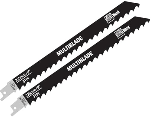 Multiblade Säbelsägeblatt, für Holz, 225mm, Grob, 2 Stück Multiblade Säbelsägeblatt, für Holz, 225mm, Grob, 2 Stück von Multiblade