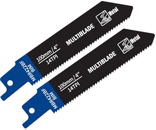 Multiblade Säbelsägeblatt, für Metall, 100mm, 2 Stück Multiblade Säbelsägeblatt, für Metall, 100mm, 2 Stück von Multiblade