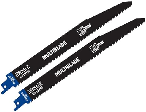 Multiblade Säbelsägeblatt, für Metall, 225mm, 2 Stück Multiblade Säbelsägeblatt, für Metall, 225mm, 2 Stück von Multiblade