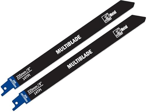 Multiblade Säbelsägeblatt, für Metall, 225mm, 2 Stück Multiblade Säbelsägeblatt, für Metall, 225mm, 2 Stück von Multiblade