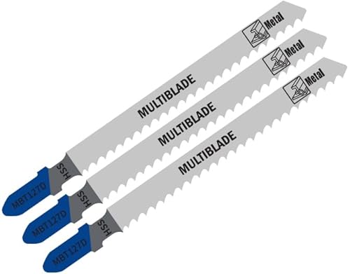 Multiblade Stichsägeblatt, für Aluminium, 100mm, Standard, 3 Stück Multiblade Stichsägeblatt, für Aluminium, 100mm, Standard, 3 Stück von Multiblade
