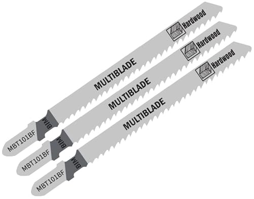 Multiblade Stichsägeblatt, für Hartholz, 100mm, Standard, splitterfrei, 3 Stück Multiblade Stichsägeblatt, für Hartholz, 100mm, Standard, splitterfrei, 3 Stück von Multiblade
