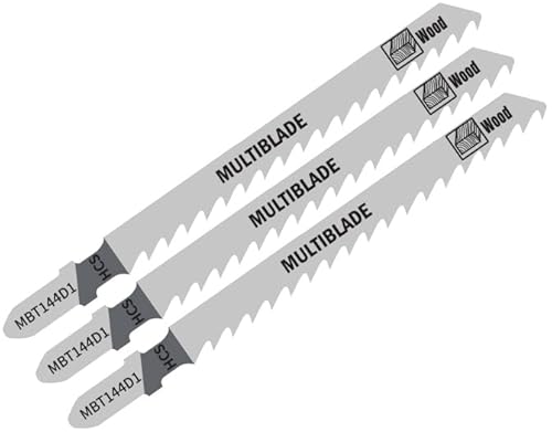 Multiblade Stichsägeblatt, für Holz, 100mm, Extra grob, 3 Stück Multiblade Stichsägeblatt, für Holz, 100mm, Extra grob, 3 Stück von Multiblade