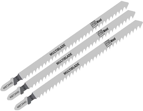 Multiblade Stichsägeblatt, für Holz, 145mm, Extra grob, 3 Stück Multiblade Stichsägeblatt, für Holz, 145mm, Extra grob, 3 Stück von Multiblade