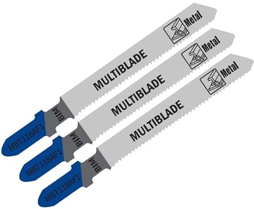 Multiblade Stichsägeblatt, für Metall, 75mm, Flexibel, longlife, 3 Stück Multiblade Stichsägeblatt, für Metall, 75mm, Flexibel, longlife, 3 Stück von Multiblade