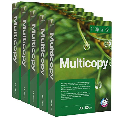 Kopierpap.Multicopy ORIGINAL weiß A4 80g 5x500 Bl VE=1 von MultiCopy