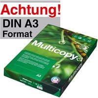 Multicopy Kopierpapier ORIGINAL DIN A3 80 g/qm 500 Blatt von Multicopy
