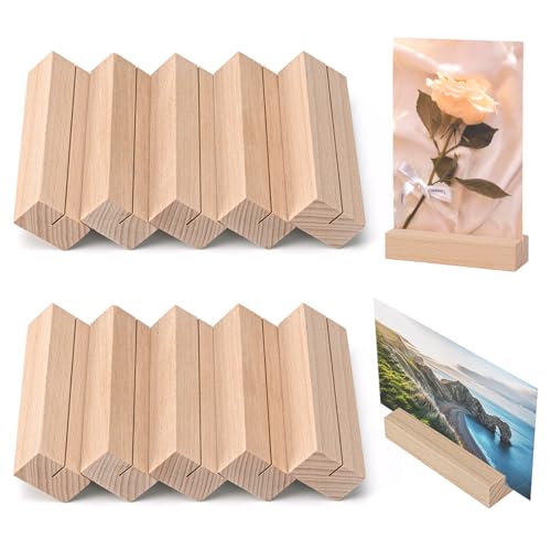 MumdoYAL 10 stück kartenhalter holz,tischkartenhalter holz,kartenständer,fotohalter,menükartenhalter,für Hochzeiten、Partys MumdoYAL 10 stück kartenhalter holz,tischkartenhalter holz,kartenständer,fotohalter,menükartenhalter,für Hochzeiten、Partys von MumdoYAL