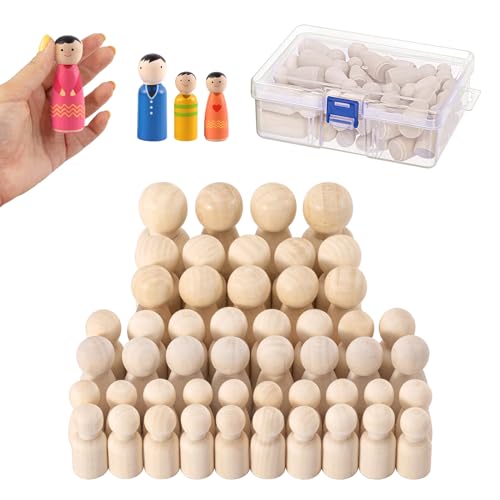 MumdoYAL 50 stück holzfiguren zum bemalen,spielfiguren holz,figuren zum bemalen,holzkegel,familienaufstellung figuren,DIY natürliche Holzfiguren,für Geburtstag Dekoration,Bemalen,Basteln,Hochzeit MumdoYAL 50 stück holzfiguren zum bemalen,spielfiguren holz,figuren zum bemalen,holzkegel,familienaufstellung figuren,DIY natürliche Holzfiguren,für Geburtstag Dekoration,Bemalen,Basteln,Hochzeit von MumdoYAL