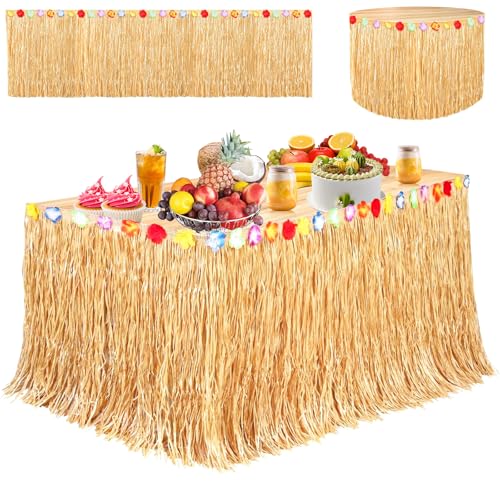 Mumjooyi Hawaii Tischröcke Luau Tischrock 275 x 75cm Hawaii Party Dekoration für Sommer Garden Beach Party Geburtstag Party Kostüm Party und Zusammenkünfte im Freien Mumjooyi Hawaii Tischröcke Luau Tischrock 275 x 75cm Hawaii Party Dekoration für Sommer Garden Beach Party Geburtstag Party Kostüm Party und Zusammenkünfte im Freien von Mumjooyi