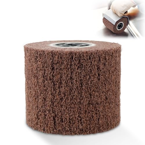 Mumjooyi Nylonbürste Schleifwalze Bürste Satinierwalze Winkelschleifer Schleifhülsen für Schleifroller Schleifmaschine zum Polier Rot 120 x 100 mm -120 Körnung Mumjooyi Nylonbürste Schleifwalze Bürste Satinierwalze Winkelschleifer Schleifhülsen für Schleifroller Schleifmaschine zum Polier Rot 120 x 100 mm -120 Körnung von Mumjooyi