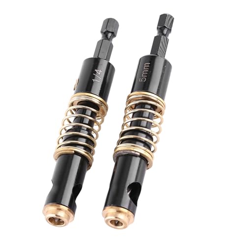 1/4 '' Schwarze Scharnierbohrer Bits Langable Centering Tool für Holzarbeiter Hochgeschwindige Stahl -Selbstcenter -Bit (2 Kombinationen) von Mumusuki