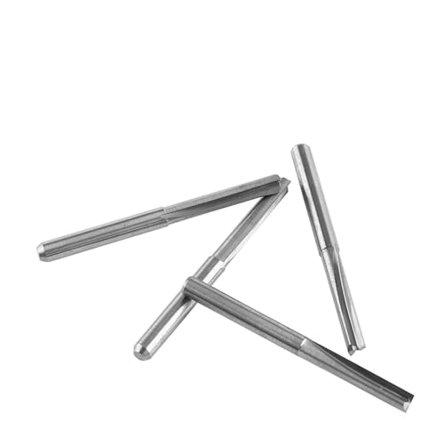 Mumusuki 10pcs 3,175 Mm Schaftkarbid -Endmühle Doppelflöte CNC Router -Bits 3/8 Zoll Gerader Fräser für Holz MDF PVC Acrylharz Gravur mit Wolframkarbidmaterial von Mumusuki