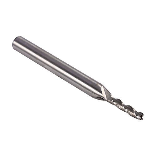 Mumusuki 3 Mm Endmühlenschneider 3 Mm CNC Router Bit 3mm Spiralbit Massives Carbid mit Hoher Dichte Polierter Superhard-Kee-resistent für das CNC-Gravurfräsen mit 6 Schaft von Mumusuki
