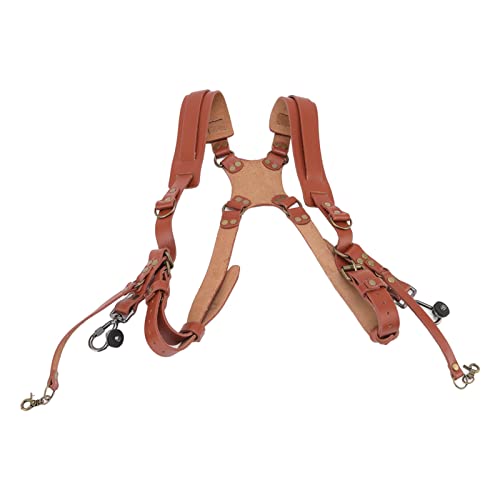 Mumusuki Doppel -Schulterkamera -Riemen, Doppel Schulter Lederband, Modisches Design, Lederkamera Accessoire für Alle Kameras Mumusuki Doppel -Schulterkamera -Riemen, Doppel Schulter Lederband, Modisches Design, Lederkamera Accessoire für Alle Kameras von Mumusuki