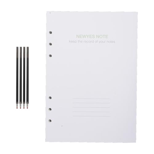 Mumusuki Glattes Schreiben von Nachfüllpapier, Flacher Laie Nicht Löschbar für Lose Blatt Notizbuch 6 Loch Vorbereitete Memobuch Mumusuki Glattes Schreiben von Nachfüllpapier, Flacher Laie Nicht Löschbar für Lose Blatt Notizbuch 6 Loch Vorbereitete Memobuch von Mumusuki