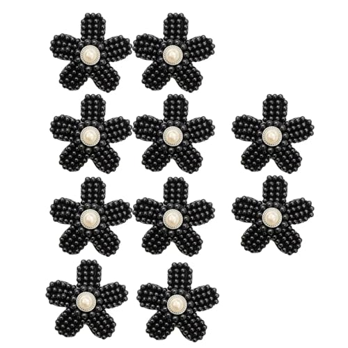 10 Stück Kunstperlen Blumen Patches zum Aufnähen dekorative Flicken Nähen Flicken für Kleidung Hut Haarnadeln 10 Stück Kunstperlen Blumen Patches zum Aufnähen dekorative Flicken Nähen Flicken für Kleidung Hut Haarnadeln von Mumuve