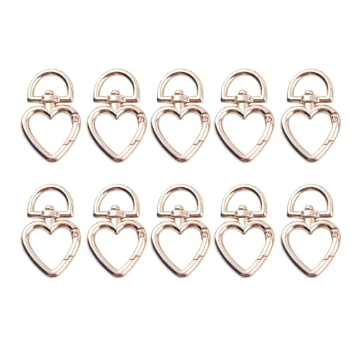 10 x Herz-Hummer, Klauenverschlüsse, Blumen-Wirbel, Schlüsselanhänger, Metall-Karabiner, unregelmäßige Schlüsselanhänger zum Basteln, 10 Stück/Set, Herz-Hummer, Krallenverschlüsse, Metall-Karabiner, 10 x Herz-Hummer, Klauenverschlüsse, Blumen-Wirbel, Schlüsselanhänger, Metall-Karabiner, unregelmäßige Schlüsselanhänger zum Basteln, 10 Stück/Set, Herz-Hummer, Krallenverschlüsse, Metall-Karabiner, von Mumuve