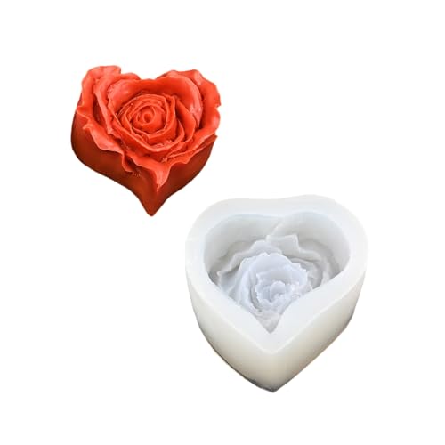 Flexible Silikonformen für Herz-Rosen-Designs, Desserts und Leckereien für Backliebhaber und kreative Projekte zu Hause Flexible Silikonformen für Herz-Rosen-Designs, Desserts und Leckereien für Backliebhaber und kreative Projekte zu Hause von Mumuve