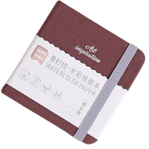 Kleines Aquarell-Skizzenbuch, 24 Blatt, Aquarellpapier, Gummiband-Verschluss für Künstler, Studenten, Skizzieren, Zeichnen, Zeichenbuch Kleines Aquarell-Skizzenbuch, 24 Blatt, Aquarellpapier, Gummiband-Verschluss für Künstler, Studenten, Skizzieren, Zeichnen, Zeichenbuch von Mumuve