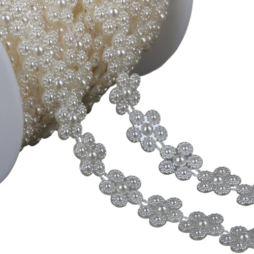 Kunstperlen Schnur Perlen Kette zum Basteln künstliche Perlen Kette für Hochzeit Party Braut Kleid Dekoration Kunstperlen Schnur Perlen Kette zum Basteln künstliche Perlen Kette für Hochzeit Party Braut Kleid Dekoration von Mumuve