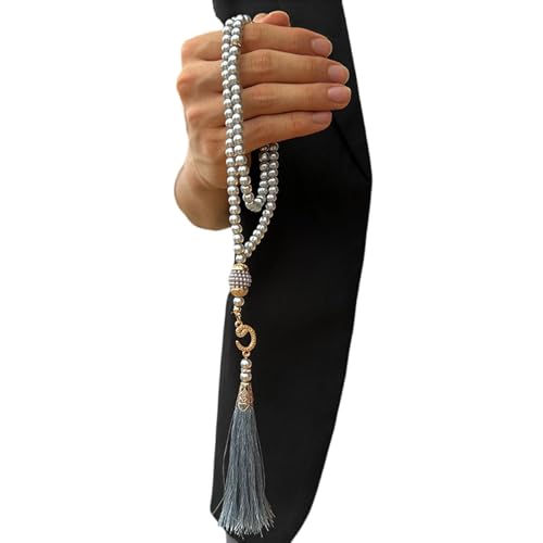 Misbaha Künstliche Gebetsperlen, handgefertigt, 99 Perlen, für spirituelle Reflexion und kulturelle Veranstaltungen Misbaha Künstliche Gebetsperlen, handgefertigt, 99 Perlen, für spirituelle Reflexion und kulturelle Veranstaltungen von Mumuve