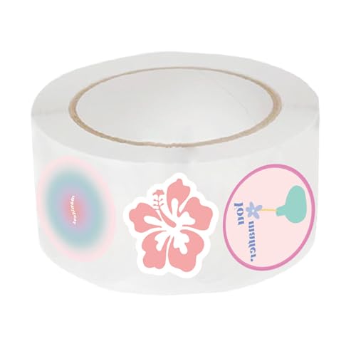 Mumuve 500 Stück Blumen-Aufkleber, Verpackungsetiketten für Siegel, Umschläge, Einladungen, Scrapbooking, Tagebuch, Verpackung, Heimdekoration, 500 Stück Mumuve 500 Stück Blumen-Aufkleber, Verpackungsetiketten für Siegel, Umschläge, Einladungen, Scrapbooking, Tagebuch, Verpackung, Heimdekoration, 500 Stück von Mumuve