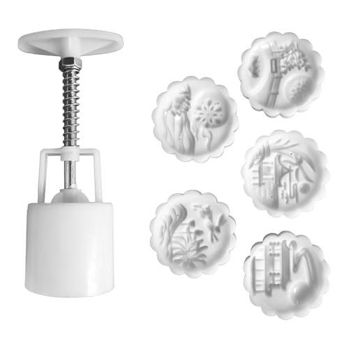 Mumuve Mooncake-Stempel, einzigartiges Muster, Festival-Formen, praktische Handpressformen, schöne Leckerei-Formen Mumuve Mooncake-Stempel, einzigartiges Muster, Festival-Formen, praktische Handpressformen, schöne Leckerei-Formen von Mumuve