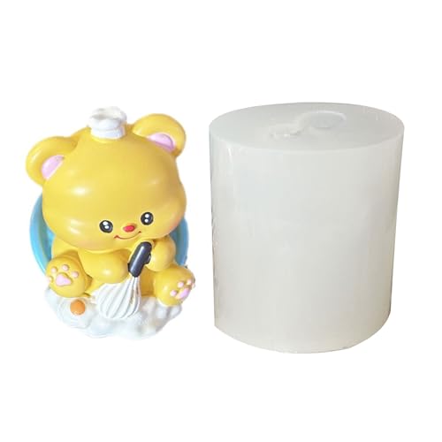 Silikonformen mit 3D-Bär-Figur, Tierstatue, Silikonformen für Epoxidharzherstellung, Gipsdekoration Silikonformen mit 3D-Bär-Figur, Tierstatue, Silikonformen für Epoxidharzherstellung, Gipsdekoration von Mumuve