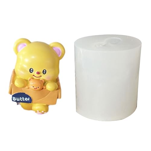 Silikonformen mit 3D-Bär-Figur, Tierstatue, Silikonformen für Epoxidharzherstellung, Gipsdekoration Silikonformen mit 3D-Bär-Figur, Tierstatue, Silikonformen für Epoxidharzherstellung, Gipsdekoration von Mumuve