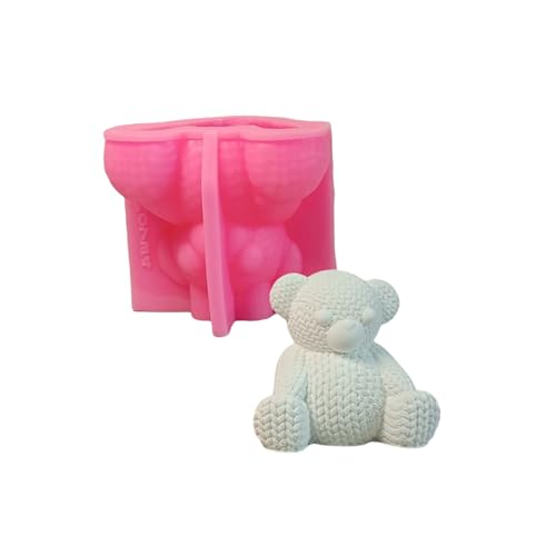 Silikonformen mit Häkelbär, Tiermotiv, Seifenformen für handgefertigte Seife, Fondant, Silikon, Epoxidharz, Formen Silikonformen mit Häkelbär, Tiermotiv, Seifenformen für handgefertigte Seife, Fondant, Silikon, Epoxidharz, Formen von Mumuve