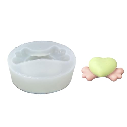 Silikonformen mit Herzflügel für Epoxidharz, handgefertigte Seife, Fondant, Süßigkeiten, Kuchen, Schokoladenformen Silikonformen mit Herzflügel für Epoxidharz, handgefertigte Seife, Fondant, Süßigkeiten, Kuchen, Schokoladenformen von Mumuve