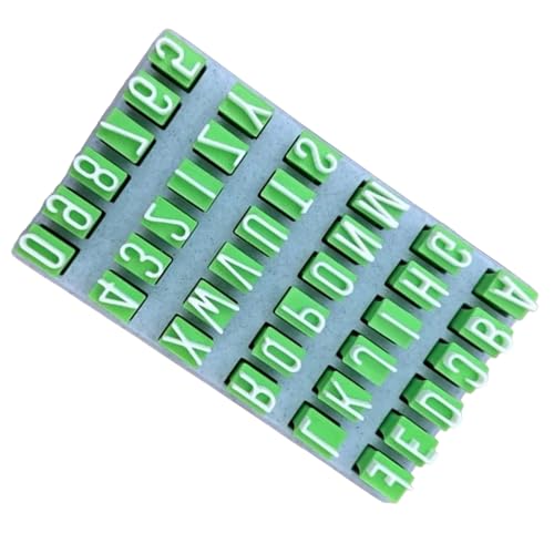 Wiederverwendbare Buchstabenstempel für Töpferanfänger, einschließlich Großbuchstaben und numerischen Abdrücken, Werkzeuge für die Modelliermasse, komplettes Alphabet, Zahlen-Tonstempel-Set Wiederverwendbare Buchstabenstempel für Töpferanfänger, einschließlich Großbuchstaben und numerischen Abdrücken, Werkzeuge für die Modelliermasse, komplettes Alphabet, Zahlen-Tonstempel-Set von Mumuve