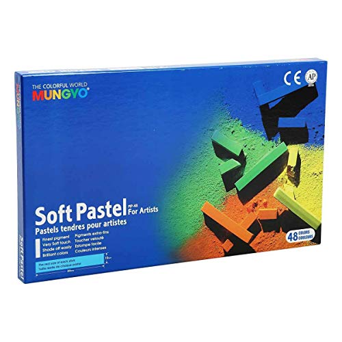 Mungyo Box mit trockenen Pastellkreiden, sortiert, 48 Stück (1 Stück), Set Mungyo Box mit trockenen Pastellkreiden, sortiert, 48 Stück (1 Stück), Set von Mungyo