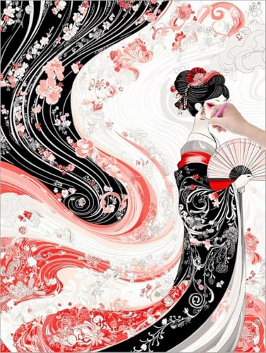 Diamond Painting Erwachsene, 5D Diamant Painting Anime, Japan Diamond Paintings Kinder, DIY Diamant Malerei mit Full Zubehör, Mosaikherstellung Bastelset für Zimmer Deko Wohnzimmer 90x120 cm G-84 von Muqouuoi
