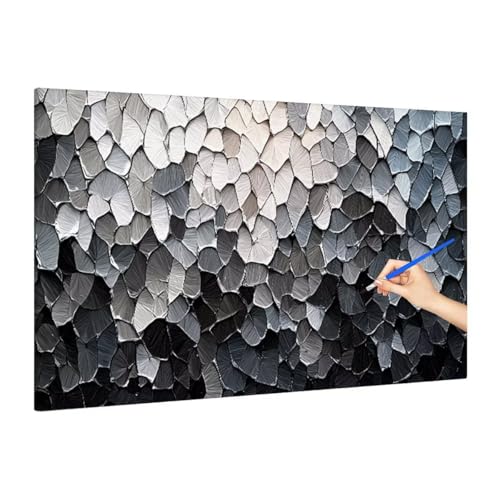 Malen Nach Zahlen Abstrakt, Malen Nach Zahlen XXL 140x60cm, Modern Paint by Numbers DIY Set Erwachsene, Paint by Numbers Bastelset Erwachsene Frauen für Deko Wohnzimmer, Geschenke für Frauen S-30 von Muqouuoi