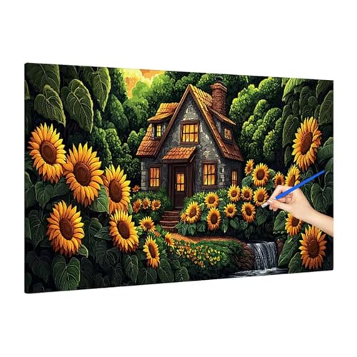 Malen Nach Zahlen Anime, Malen Nach Zahlen XXL 220x100cm, Pflanzen Paint by Numbers DIY Set Erwachsene, Paint by Numbers Bastelset Erwachsene Frauen für Deko Wohnzimmer, Geschenke für Frauen R-46 von Muqouuoi