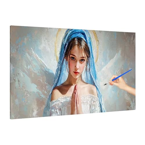 Malen Nach Zahlen Erwachsene Anime, Malen Nach Zahlen Mädchen Paint by Numbers Kinder mit Leinwand Pinseln Acrylpigment, DIY Set Erwachsene Bastelset Frauen für Herbst Deko Wohnzimmer 70x30cm R-66 von Muqouuoi