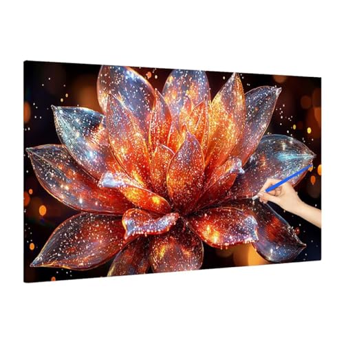 Malen Nach Zahlen Erwachsene Blumen, Malen Nach Zahlen Fantasy Paint by Numbers Kinder mit Leinwand Pinseln Acrylpigment, DIY Set Erwachsene Bastelset Frauen für Herbst Deko Wohnzimmer 220x100cm R-63 Malen Nach Zahlen Erwachsene Blumen, Malen Nach Zahlen Fantasy Paint by Numbers Kinder mit Leinwand Pinseln Acrylpigment, DIY Set Erwachsene Bastelset Frauen für Herbst Deko Wohnzimmer 220x100cm R-63 von Muqouuoi