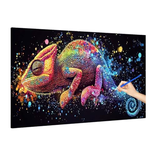 Malen Nach Zahlen Erwachsene Tiere Malen Nach Zahlen Groß, Farbe Paint by Numbers Bastelset Erwachsene, DIY Paint by Numbers Set für Herbst Dekoration, Zimmer Deko Wohnzimmer, Geschenke 180x80cm R-35 von Muqouuoi