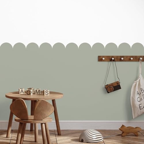 Muralo - Wandtatto für Kinderzimmer für Mädchen und Jugend - Wandsticker, Wandaufkleber Bögen Tapete für Kindergärten, Schulaula, Schule, Boho Stil - Br.120cm x Hö.120cm - Olivgrün Muralo - Wandtatto für Kinderzimmer für Mädchen und Jugend - Wandsticker, Wandaufkleber Bögen Tapete für Kindergärten, Schulaula, Schule, Boho Stil - Br.120cm x Hö.120cm - Olivgrün von Muralo