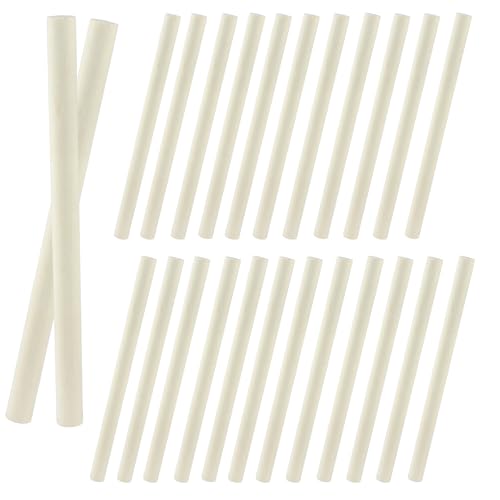 Murtenze 25 Stück Holzdübelstangen, 3/8 x 6 Zoll unfertige Bastelstäbe Holzdübel, natürliche Hartholzstäbe für DIY-Projekte, Bastler von Murtenze