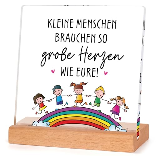 Musaecoin Abschiedsgeschenke für Erzieherinnen, Hebammen, Dankeschön Geschenk, Abschiedsgeschenk Kindergarten, Holzsockel, Tischdekoration aus Acrylkristall Musaecoin Abschiedsgeschenke für Erzieherinnen, Hebammen, Dankeschön Geschenk, Abschiedsgeschenk Kindergarten, Holzsockel, Tischdekoration aus Acrylkristall von Musaecoin