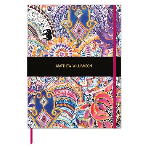 Museums & Galleries Hardcover Journal – Grande Notizbuch – 187 x 247 mm – Jaipur Jem Matthew Williamson Design – spezielles Finish – Künstlerisches indisches Schreibwaren Museums & Galleries Hardcover Journal – Grande Notizbuch – 187 x 247 mm – Jaipur Jem Matthew Williamson Design – spezielles Finish – Künstlerisches indisches Schreibwaren von Museums & Galleries