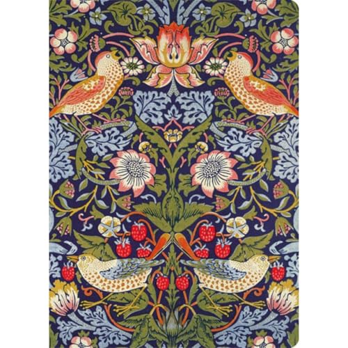 Museums & Galleries Mini-Notizbuch – William Morris "Strawberry Thief" Design – linierte Seiten – ideal als Geschenk oder Tagebuch von Museums & Galleries