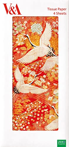 V&A Kimono-Kraniche, 4 Bögen Seidenpapier V&A Kimono-Kraniche, 4 Bögen Seidenpapier von Museums & Galleries